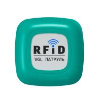 Беспроводная автономная контрольная RFID метка VGL Патруль MIFARE Plus (бирюзовая)